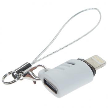 222 р. Переходник iPhone (5-)-USB Type C XO XO nb256e white  с доставкой в г. Пермь. Увеличить фотографию 2