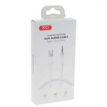 469 р. Переходник USB Type C на jack 3.5 белый XO XO nb-r279b white  с доставкой в г. Пермь. Увеличить фотографию 2