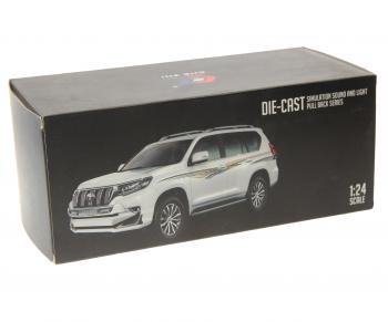 3 499 р. Модель автомобиля TOYOTA Land Cruiser Prado (1:24) (CHE ZHI) (свет,звук) NO NAME cz124  с доставкой в г. Пермь. Увеличить фотографию 3