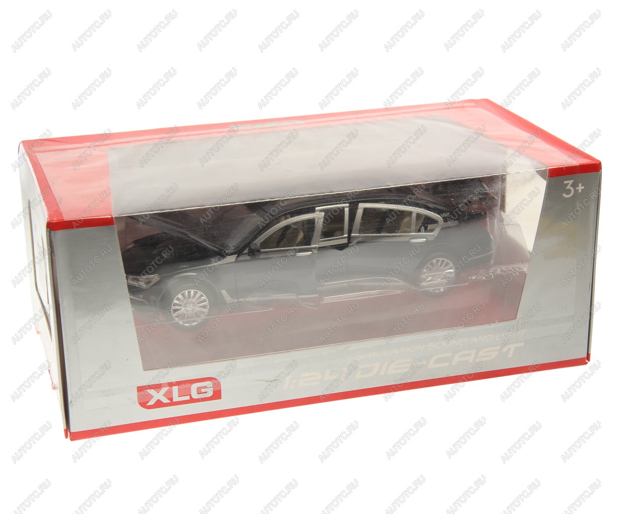 3 499 р. Модель автомобиля BMW V12 металлическая (1:24) (XLG) (свет,звук) NO NAME m929g-1  с доставкой в г. Пермь