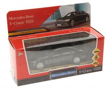 1 199 р. Модель автомобиля MERCEDES S (V223) металлическая ТЕХНОПАРК ТЕХНОПАРК sclass-13-bk  с доставкой в г. Пермь. Увеличить фотографию 1