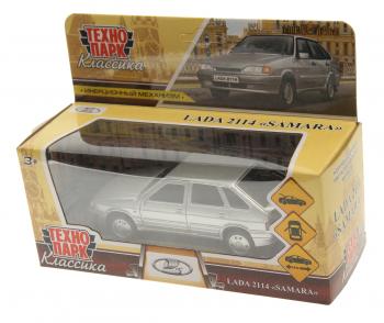 1 199 р. Модель автомобиля LADA 2114 SAMARA металлическая ТЕХНОПАРК ТЕХНОПАРК 2114-12-sr  с доставкой в г. Пермь. Увеличить фотографию 2