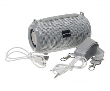 829 р. Колонка беспроводная bluetooth BOROFONE BOROFONE br4 grey  с доставкой в г. Пермь. Увеличить фотографию 1