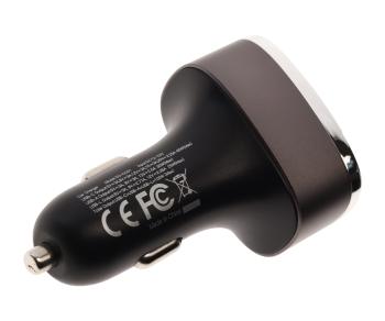 1 679 р. Устройство зарядное в прикуриватель 1USB + 2 Type C 12V черное XO XO cc61 black  с доставкой в г. Пермь. Увеличить фотографию 3