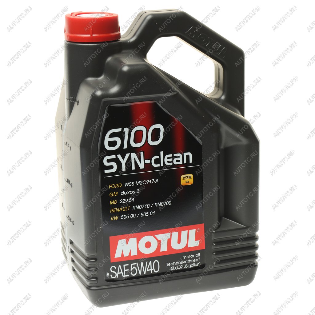 5 349 р. Масло моторное 6100 SYN-CLEAN 5W40 псинт.5л MOTUL MOTUL 111692  с доставкой в г. Пермь