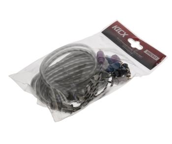 1 259 р. Кабель RCA 4х4 5м KICX KICX mrca45  с доставкой в г. Пермь. Увеличить фотографию 1