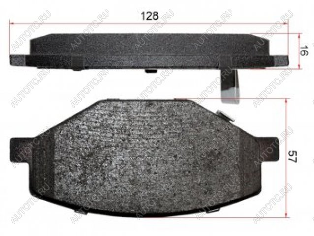 5 499 р. Колодки тормозные передние (4шт.) SANGSIN Geely Coolray SX11 рестайлинг (2023-2025)  с доставкой в г. Пермь