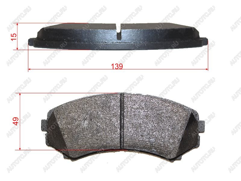 2 569 р. Колодки тормозные перед MITSUBISHI PAJERO 99- BREMBO P 54 029  с доставкой в г. Пермь