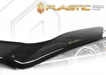 1 999 р. Дефлектор капота CA-Plastic Solaris KRX хэтчбэк 5 дв. (2024-2025) (серия Classic черный)  с доставкой в г. Пермь. Увеличить фотографию 2