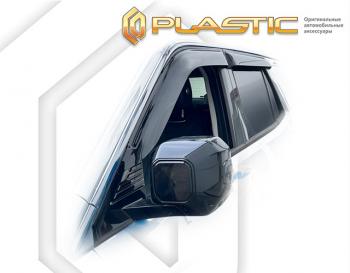 2 159 р. Дефлектора окон CA-Plastic  Tank 400 (2023-2025) (серия Classic полупрозрачный)  с доставкой в г. Пермь. Увеличить фотографию 2
