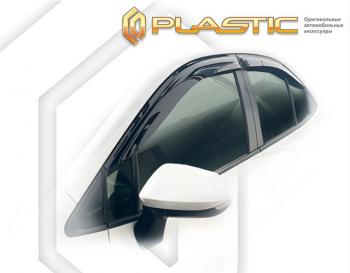 2 079 р. Дефлектора окон (рынок Японии) CA-Plastic  Toyota Corolla  E210 (2018-2022) седан дорестайлинг (серия Classic полупрозрачный)  с доставкой в г. Пермь. Увеличить фотографию 2