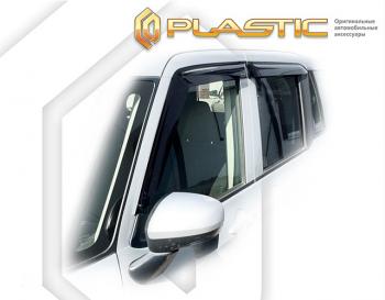 1 999 р. Дефлектора окон CA-Plastic  Toyota Tank (2016-2025) (серия Classic  полупрозрачный)  с доставкой в г. Пермь. Увеличить фотографию 2