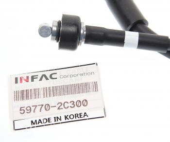 1 069 р. Трос стояночного тормоза HYUNDAI Coupe (01-) правый INFAC INFAC 59770-2c300  с доставкой в г. Пермь. Увеличить фотографию 2