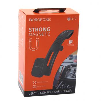 569 р. Держатель телефона универсальный магнитный черный BOROFONE BOROFONE bh17  с доставкой в г. Пермь. Увеличить фотографию 3