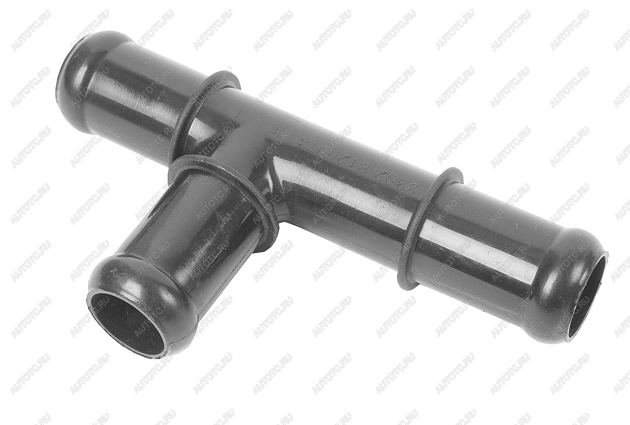158 р. Тройник ГАЗ-3302,ГАЗель Next шлангов крана отопителя (ОАО ГАЗ) GAZ 3302-8120074  с доставкой в г. Пермь