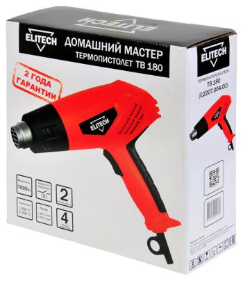 2 299 р. Фен промышленный термопистолет 1800Вт 350550град. ELITECH ELITECH тв 180  с доставкой в г. Пермь. Увеличить фотографию 5