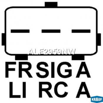 14 999 р. Генератор FORD Mondeo (00-) KRAUF KRAUF alf2959nw  с доставкой в г. Пермь. Увеличить фотографию 8