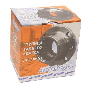 2 089 р. Ступица ВАЗ-2108-2110 колеса заднего в сборе АВТОМИР АВТОМИР 2108-3104014  с доставкой в г. Пермь. Увеличить фотографию 3