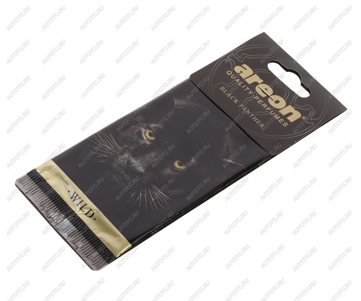 75 р. Ароматизатор подвесной пластина (черная пантера) Wild AREON AREON aw02  с доставкой в г. Пермь