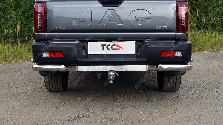 31 999 р. Фаркоп (тягово-сцепное устройство) ТСС Тюнинг  JAC T9 (2021-2025) Pickup Double Cab (оцинкованный, шар E)  с доставкой в г. Пермь