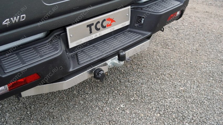 27 999 р. Фаркоп (тягово-сцепное устройство) ТСС Тюнинг  JAC T9 (2021-2025) Pickup Double Cab (оцинкованный, шар F)  с доставкой в г. Пермь