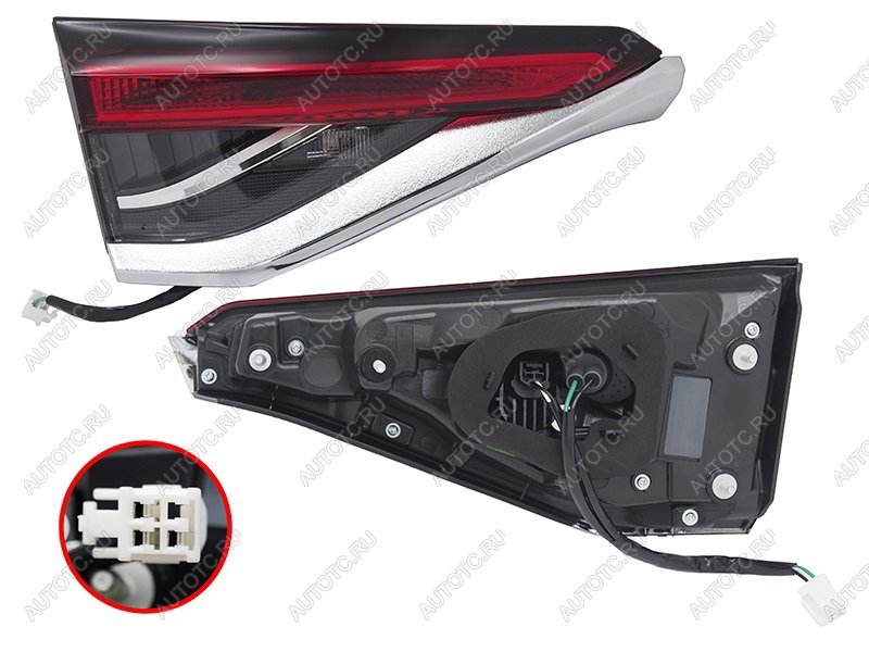 3 799 р. Левый фонарь (LED, внутренний) SAT Toyota Corolla E210 седан дорестайлинг (2018-2022)  с доставкой в г. Пермь