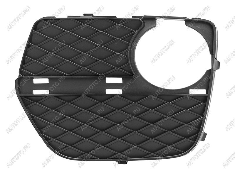 729 р. Левая вставка переднего бампера (с отверстием под ПТФ) SAT BMW X6 E71 рестайлинг (2012-2014)  с доставкой в г. Пермь
