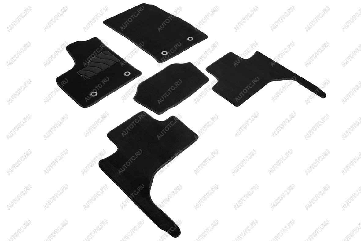 3 599 р. Текстильные коврики в салон (LUX текстиль) SeinTex   Toyota Land Cruiser  J300 (2021-2025) дорестайлинг  с доставкой в г. Пермь