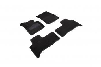 Коврики в салон (3D ВОРС) Seintex Land Rover Range Rover  3 L322 (2002-2012) дорестайлинг, рестайлинг, 2-ой рестайл (черный)