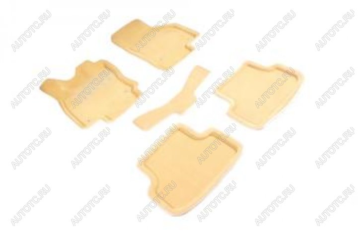 6 929 р. Коврики в салон (4WD 3D ворс) Seintex  BMW 3 серия  G20 (2018-2022) седан (бежевый)  с доставкой в г. Пермь