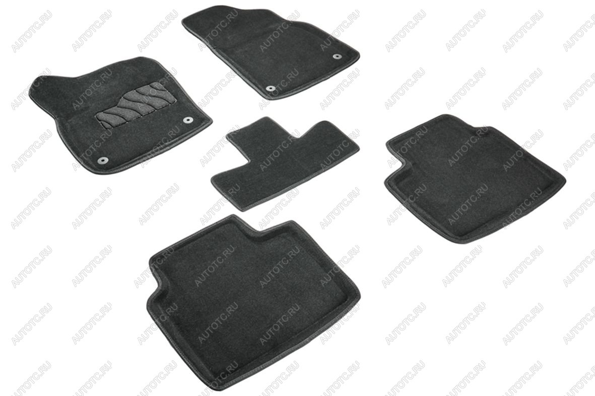 5 699 р. Коврики 3D ВОРС Geely Monjaro черн Seintex 99075  с доставкой в г. Пермь