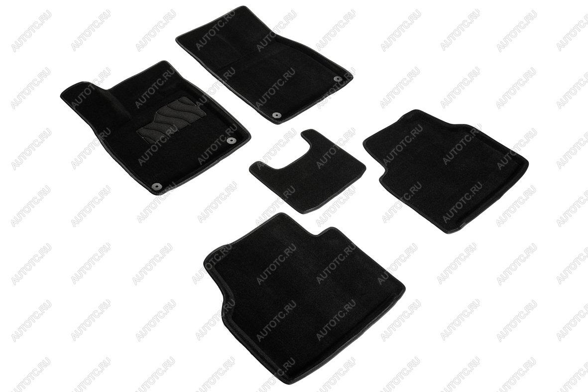 5 699 р. Коврики 3D ВОРС VW ID. 4 CROZZ черн Seintex 99126  с доставкой в г. Пермь