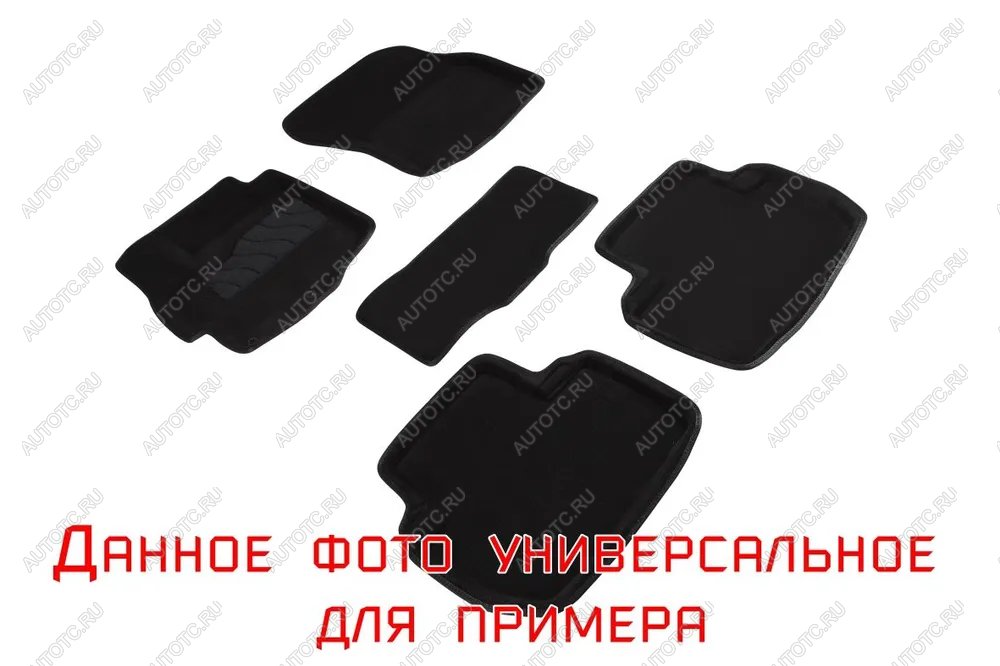 5 249 р. Коврики в салон (3D ВОРС ) Seintex  Haval M6 (2021-2025) (серый)  с доставкой в г. Пермь
