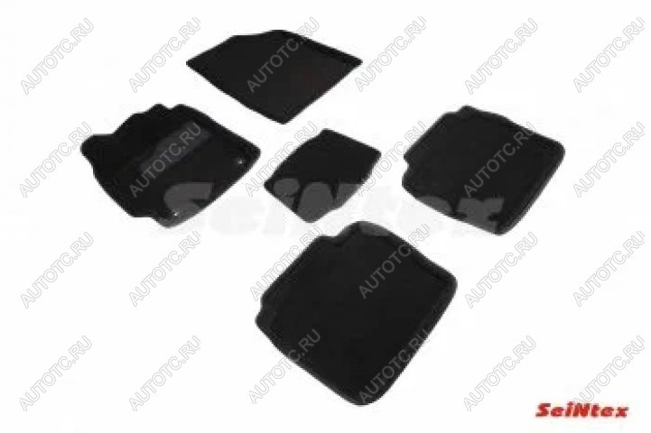 6 199 р. Коврики в салон (3D ВОРС ) Seintex  Toyota Camry  XV80 (2023-2025) (черный)  с доставкой в г. Пермь