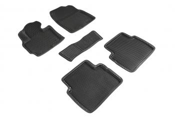 Коврики в салон (3D EVA РОМБ) Seintex Mazda CX-5 KE дорестайлинг (2011-2014) (черный)
