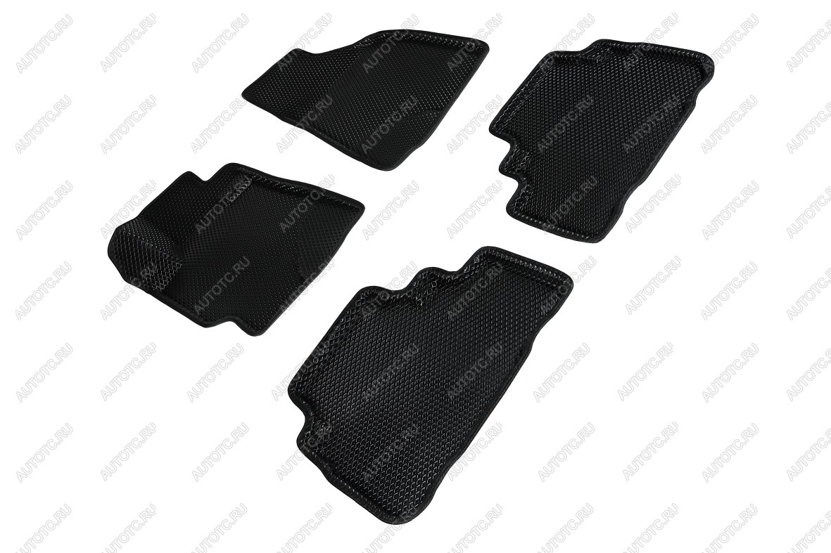 5 999 р. Коврики EVA 3D ромб для Toyota Highlander II 2007-2013 Seintex 95351  с доставкой в г. Пермь