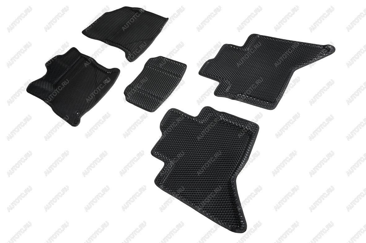 5 999 р. Коврики EVA 3D ромб для Toyota Hilux VIII 2015-н.в. Seintex 95354  с доставкой в г. Пермь