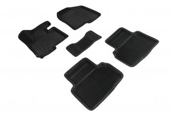 Коврики в салон (3D EVA СОТА ) Seintex Hyundai IX35  LM (2009-2018), KIA Sportage  3 SL (2010-2016) (черный)