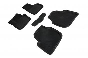 Коврики в салон (3D EVA СОТА ) Seintex Skoda Superb ( B6 (3T),  B6 (3T5)) (2008-2015) лифтбэк дорестайлинг, универсал доресталийнг, универсал рестайлинг (черный)