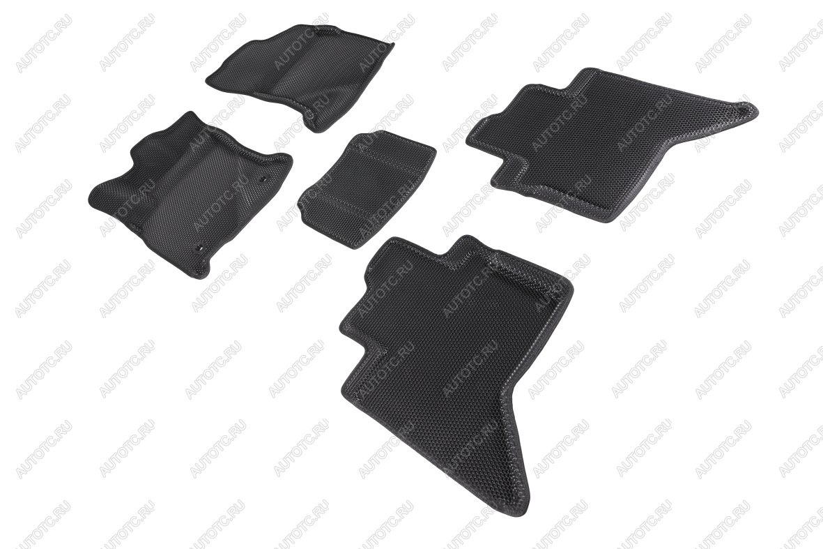 5 849 р. Коврики EVA 3D соты для Toyota Hilux VIII 2015-н.в. Seintex 95446  с доставкой в г. Пермь