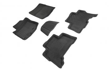 Коврики в салон (3D EVA СОТА ) Seintex Toyota Land Cruiser Prado  J150 (2013-2025) 1-ый рестайлинг, 2-ой рестайлинг, 3-ий рестайлинг (черный)