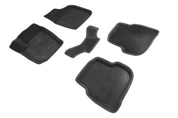 Коврики в салон 3D EVA СОТА ) Seintex Volkswagen Polo 5 седан дорестайлинг (2009-2015) (черный)