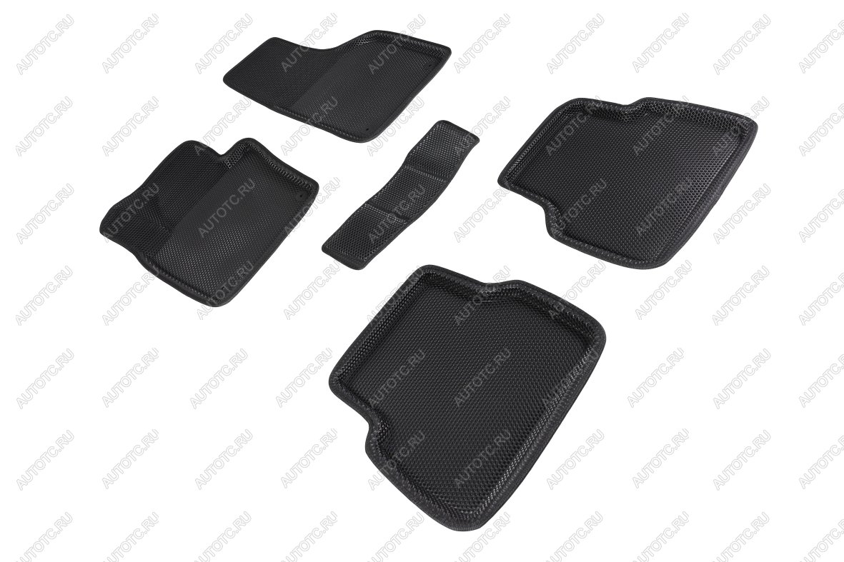 5 849 р. Коврики 3D EVA СОТА VW Tiguan чер Seintex 95450  с доставкой в г. Пермь