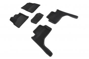 Коврики в салон (3D EVA СОТА ) Seintex Toyota Land Cruiser  J300 (2021-2025) дорестайлинг (черный)