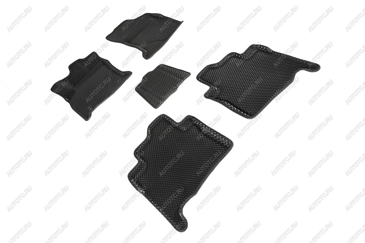 5 999 р. Коврики EVA 3D ромб для Toyota Fortuner II 2017-н.в. Seintex 95489  с доставкой в г. Пермь