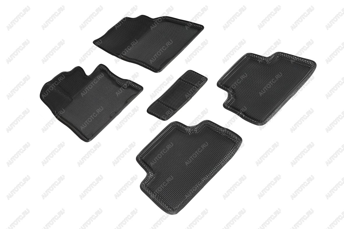 5 249 р. Коврики EVA 3D соты для Nissan Qashqai II (Японская сборка) 2014-2016 Seintex 97245  с доставкой в г. Пермь
