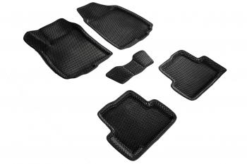 Коврики в салон (3D EVA РОМБ) Seintex Chevrolet Aveo  T300 (2011-2015) седан, хэтчбек (черный)
