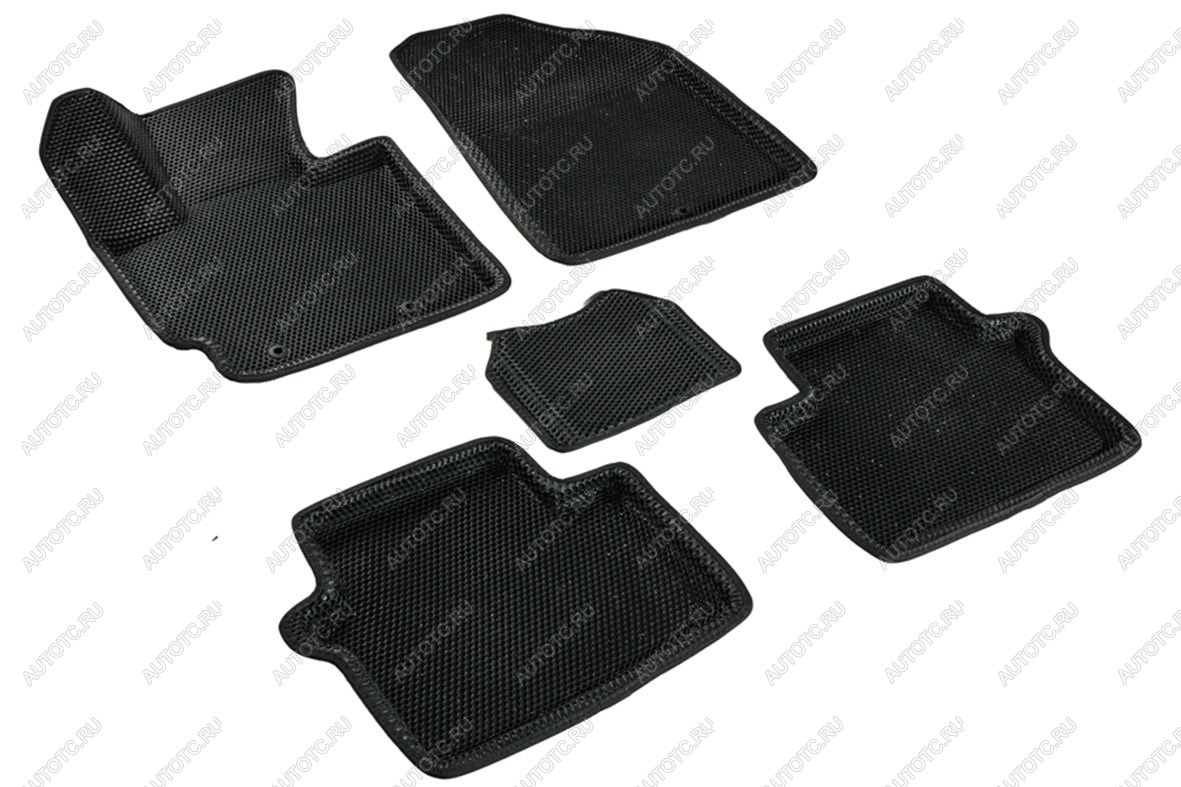 5 499 р. Коврики EVA 3D соты для KIA Soul II 2014-2018 Seintex 98523  с доставкой в г. Пермь