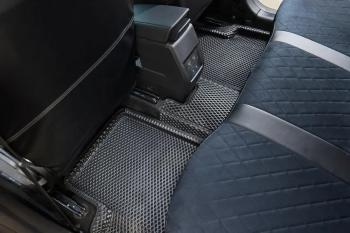 5 699 р. Коврики в салон (3D EVA РОМБ) Seintex BMW X5 E70 дорестайлинг (2006-2010) (черный)  с доставкой в г. Пермь. Увеличить фотографию 2