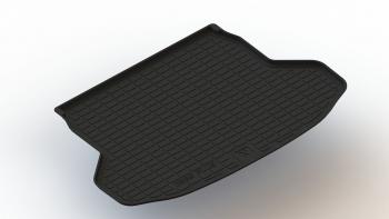 Коврик в багажник (термоэластопласт) Seintex Changan CS55 Plus (2019-2025) (черный)